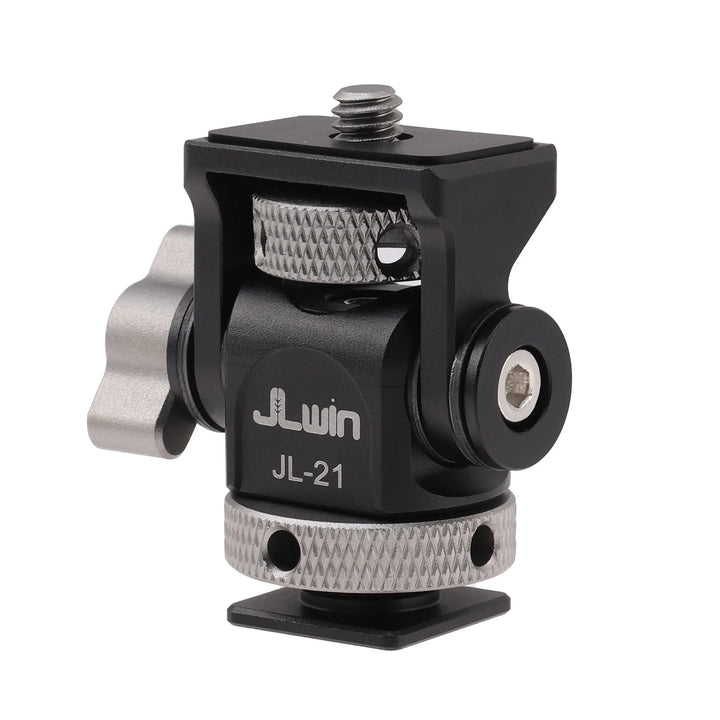 FOTGA Cold Shoe Monitor Mount Bracket QR Plate Universal Cold Shoe 3KG Payload Photography for DSLR SLR Camera Monitor Speedlite