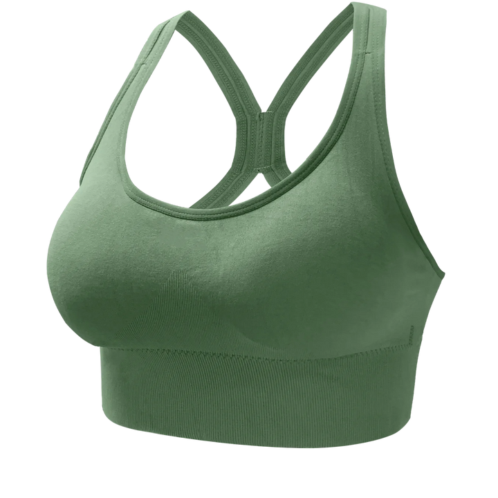 Sports Seamless Comfy & Breathable Push Up Yoga Tank Bra@W4