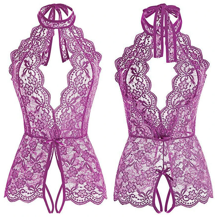 Sexy Lingerie Strap deep v lace open mesh thin embroidery sexy-underwear-woman sexy sets sissyfikation adult large xxxl dresses