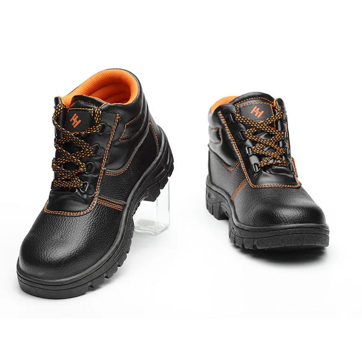Men Safety Shoes Steel Toe Work Sneakers Indestructible Shoes Puncture-Proof Men Boots Water resistant Anti shock Non slip boots