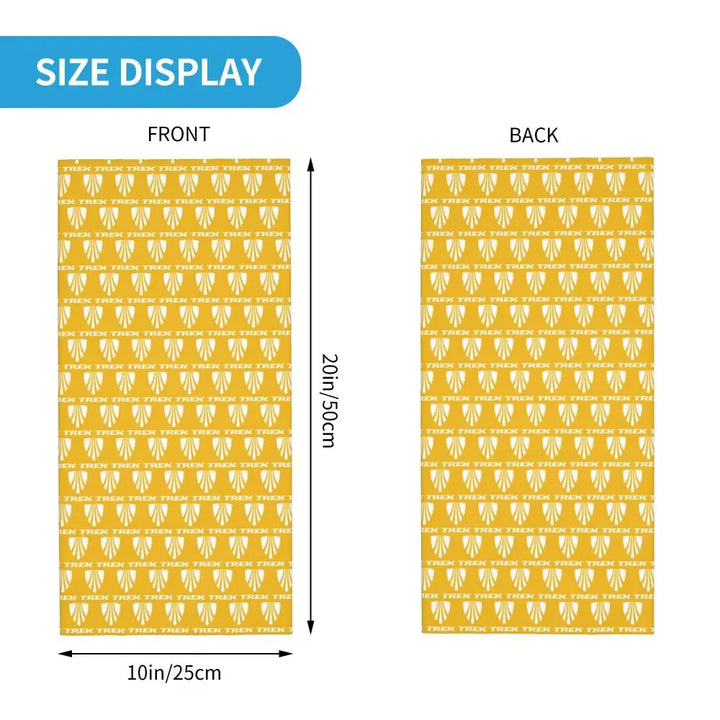 Custom Treks Bike Logo Bandana Neck Gaiter Windproof Face Scarf Cover Women Men Headwear Tube Balaclava