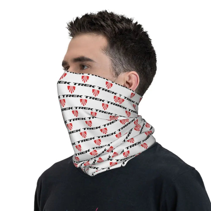 Custom Treks Bike Logo Bandana Neck Gaiter Windproof Face Scarf Cover Women Men Headwear Tube Balaclava