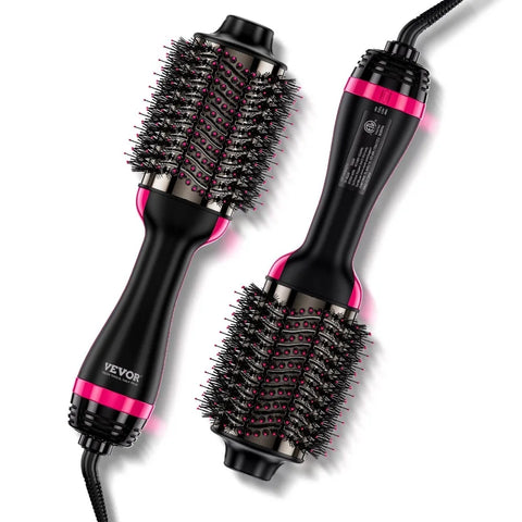 Hair Blow Dryer Brush Ionic Hair Styler Volumizer with 2.95 Oval Barrel