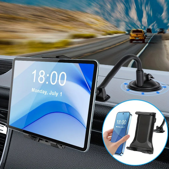 Sucker Car Phone Holder Flexible Mount For Mobile Cell Support 360 Degree Car Dashboard Stand For ipad IPhone Samsung Xiaomi