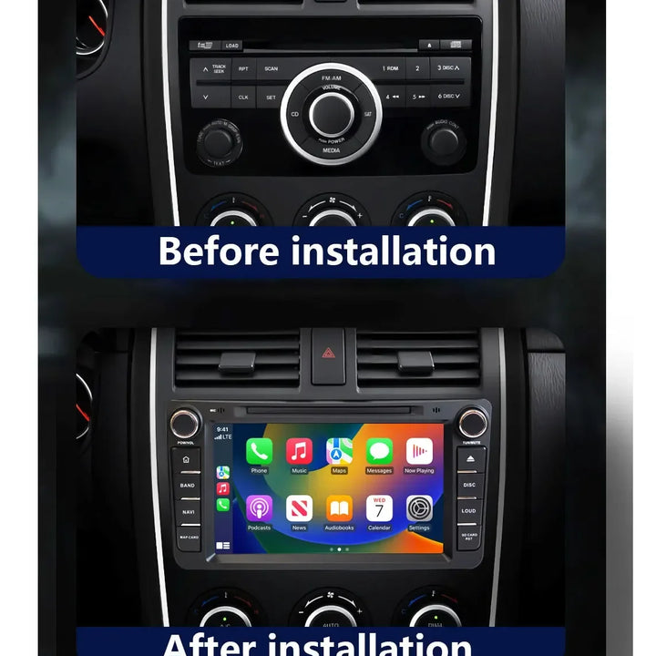 CHSTEK Car radio 8" Android 13 Wireless Carplay GPS Car android Player Wifi multimedia For Mazda CX9 CX-9 TB 2006-2016 Qualcomm