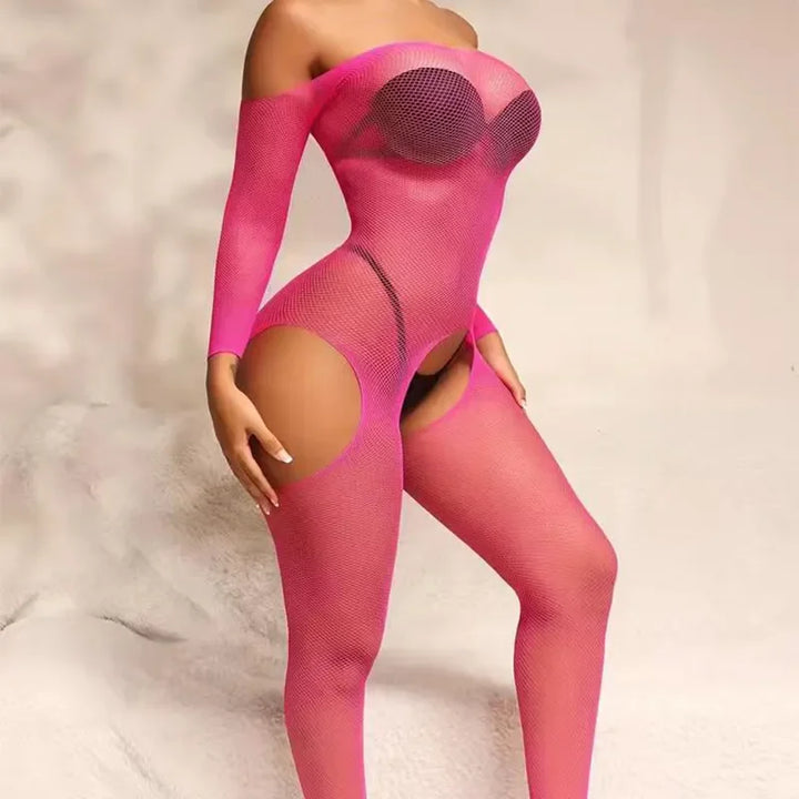Sexy Lingerie One Piece Crotchless Bodystocking for Sex Transparent Sexiest Bodysuit Erotic Costumes Sex Exotic Body Stockings