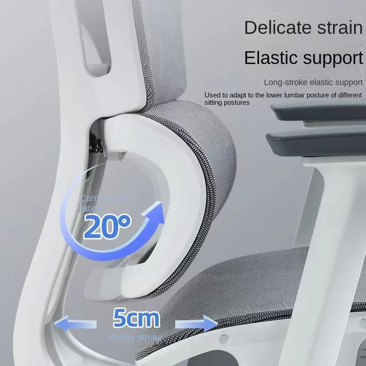 Ergonomic Office Chair with Adjustable Armrest, Lumbar Support, and Headrest – Perfect for Gaming and Desk Work