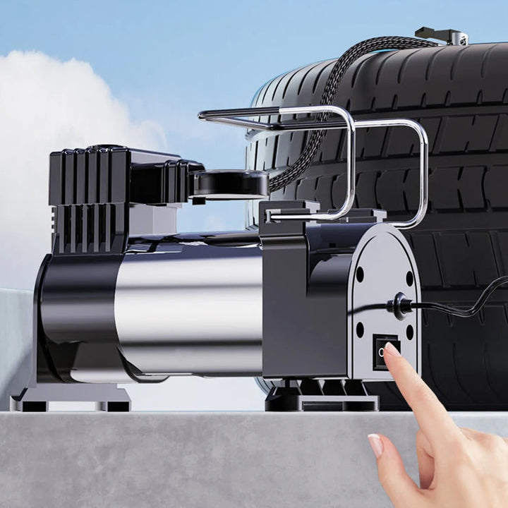 DC12V Automotive Inflation Pump Portable Dual Purpose Heavy Duty Car Tyre Inflator Pressure Tire Inflation Air Compressor