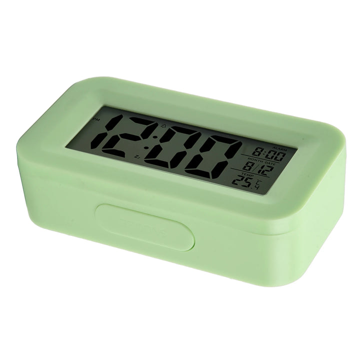 1 Pcs Cute Digital Alarm Clock Backlight Snooze Mute Calendar Clock Desktop Table Clocks Temperature Electronic LED Clock