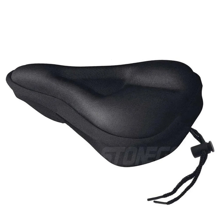 Bicycle Saddle 3D Bike Seat Cover Padded Wide Gel Soft Pad Exercise Bike Seat Cushion Wide Foam Mountain Bicycle Seat Cushion