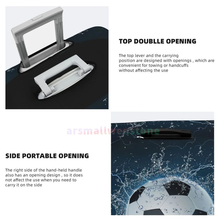 Football Luggage Cover Suitcase Protector Thicken Elasticity Dust Covered Anti-scratch Protective Case 18-32 Inch