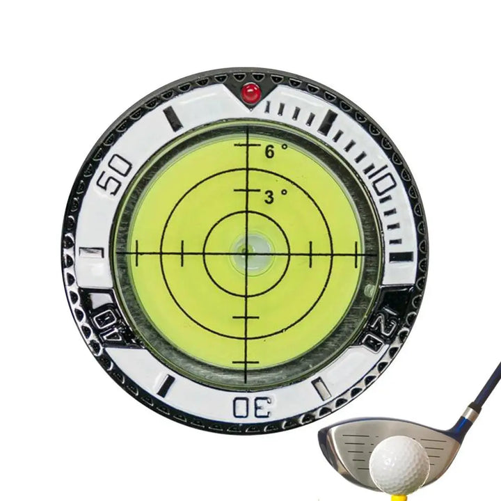 Golf Green Slope Reader Golf Hat Clip Ball Marker With High Precision Poker Chip Style Bubble Level Golf Accessories For Men