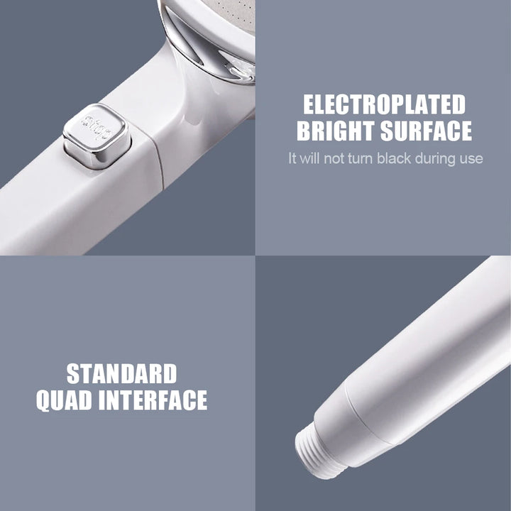 Bathroom supplies High Pressure Shower Head With Switch Water Saving Shower Nozzle 4 Modes High Pressure