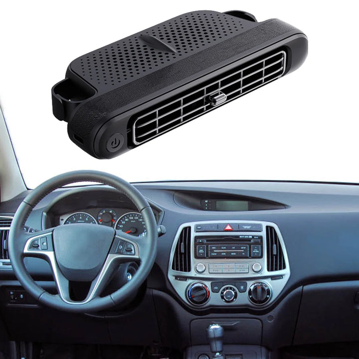 Portable Car Seat Fan for Front Rear Seat Passenge USB Powered Car Headrest Cooling Air Fan 3 Speeds Strap Car Interior Fan