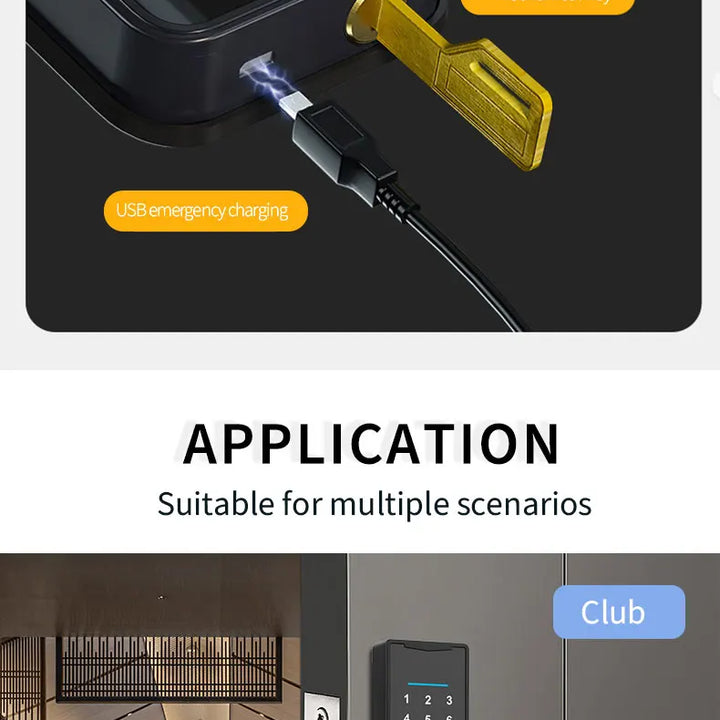 PHIPULO New Smart Door Lock With Tuya APP Digital Electronic Lock Smart Home Wooden Door Lock Biometric Fingerprint
