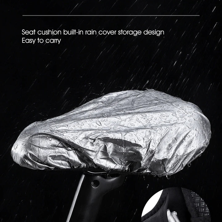 WEST BIKING Bicycle Saddle Cover Silicone Shockproof Bike Cushion Cover Breathable Rebound Bike Seat Cover Cycling Accessories