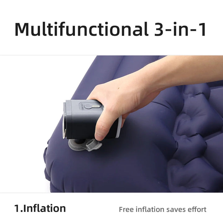 Electric Air Pump Portable Wireless Air Compressor Inflator/Deflator Pumps for Inflatable Cushions Air Beds Boat Swimming Ring