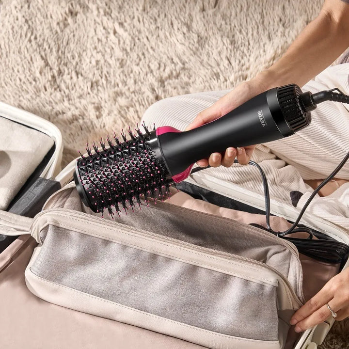 Hair Blow Dryer Brush Ionic Hair Dryer and Styler with 2.95 Oval Barrel
