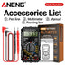 ANENG SZ308 Digital Multimeter Voltage Resistance Meter AC/DC Current Meter Electrician LCD Backlight Ohm Square Wave Test