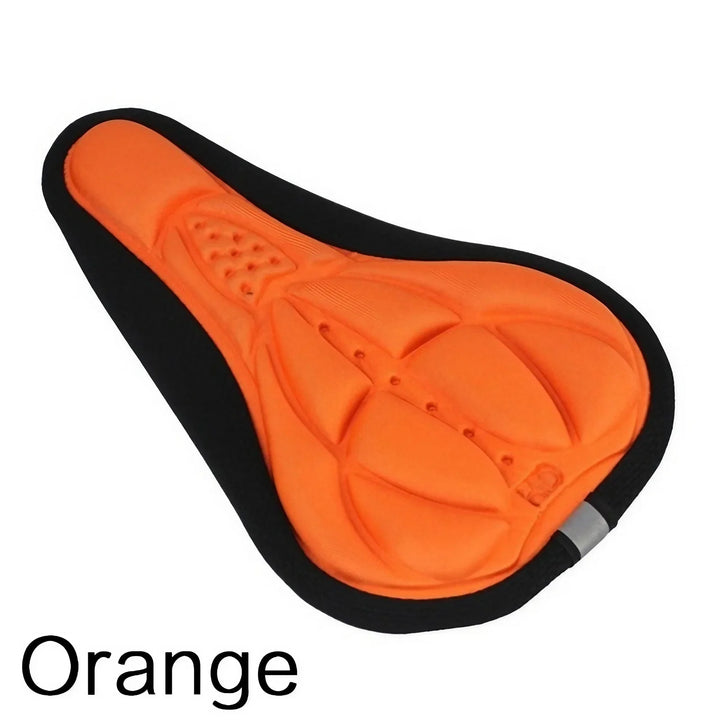 Bicycle Saddle 3D Bike Seat Cover Padded Wide Gel Soft Pad Exercise Bike Seat Cushion Wide Foam Mountain Bicycle Seat Cushion