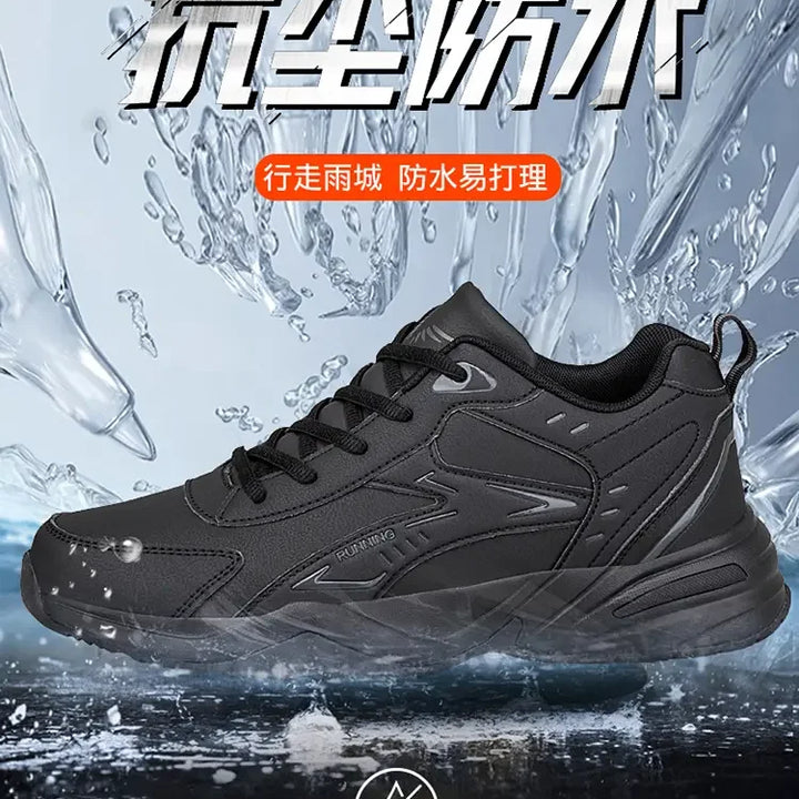 Thick Sole Versatile Clunky Sneaker for Men 2024 New Trend Mesh Lace Up Breathable Casual Sports Shoes Increased Soft Soles