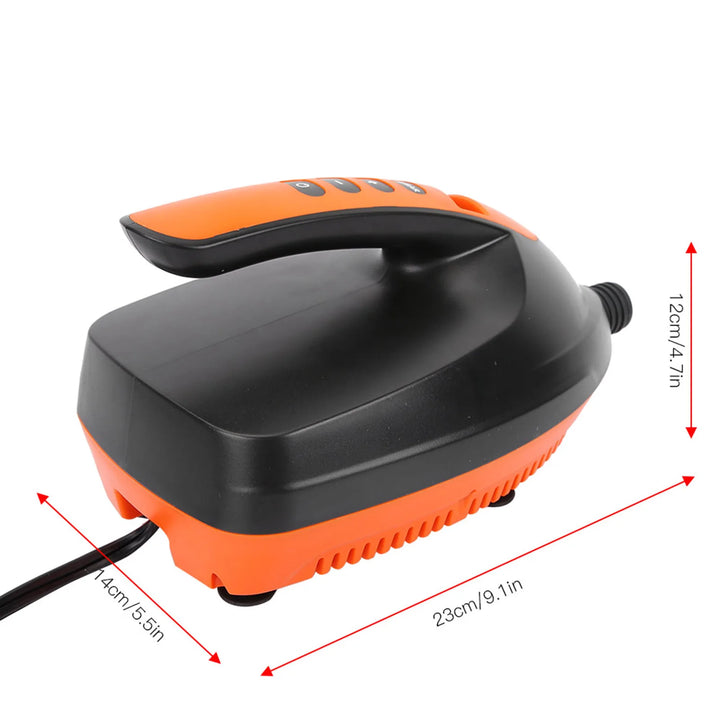 Air Pump Electric Inflatable Air Pump Rechargeable Pump High Pressure Portable 12V Digital Air Pump for SUP & Paddle Board Pump