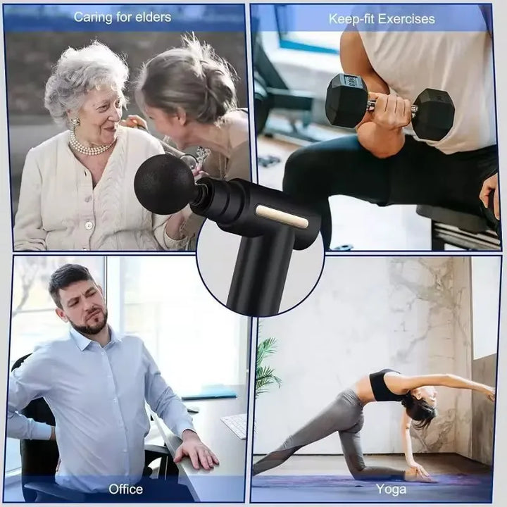 Mini Massage Gun Automatic Silent Sex Machine Male Female Sex Toy Sex Masturbation Machine Dildo vibrator Adult Gift