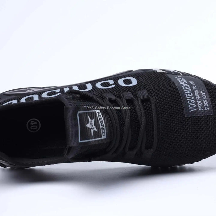 Protective Steel Toe Safety Shoes Men Anti-puncture Work Shoes Men Breathable Industrial Shoes Indestructible Work Safety Boots