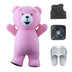 Cute Panda Inflatable Plush Giant Polar Bear Panda Mascot Costume Shopping Mall Promotion Animation Performers Wear Props Dress