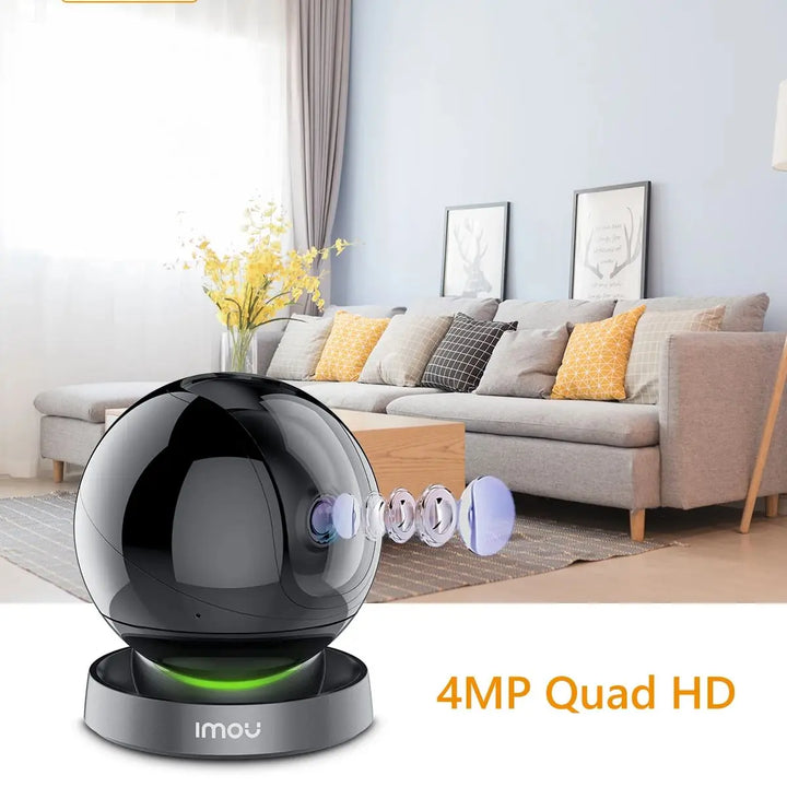 IMOU Rex 4MP Wifi IP Camera Home Security 360 Camera AI Human Detection Baby Phone Camera Night Vision Two Way Talk PTZ Camera