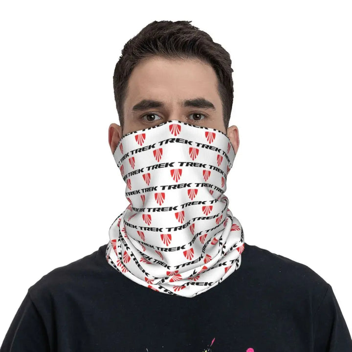 Custom Treks Bike Logo Bandana Neck Gaiter Windproof Face Scarf Cover Women Men Headwear Tube Balaclava