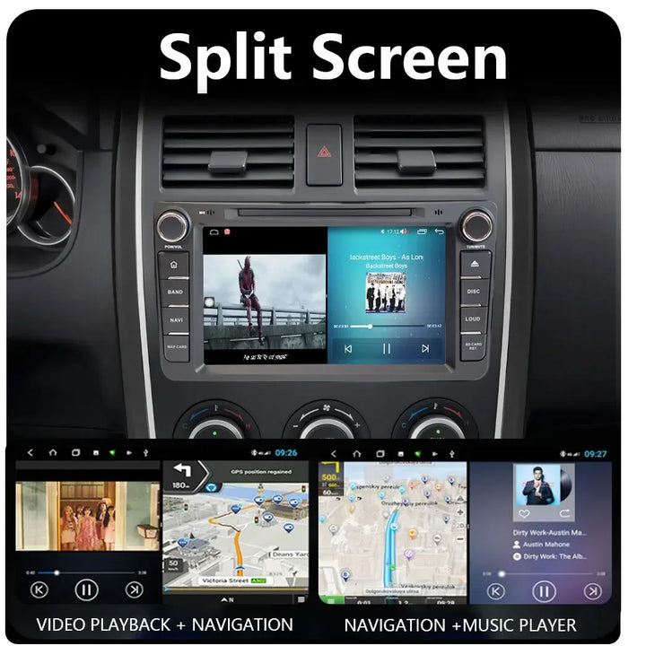 CHSTEK Car radio 8" Android 13 Wireless Carplay GPS Car android Player Wifi multimedia For Mazda CX9 CX-9 TB 2006-2016 Qualcomm