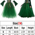 Kids Girls Elf Cosplay Tutu Dance Skirts Costume Children Roleplay Dress Up Performence Stage Dress Elf Earrings Halloween Cloth