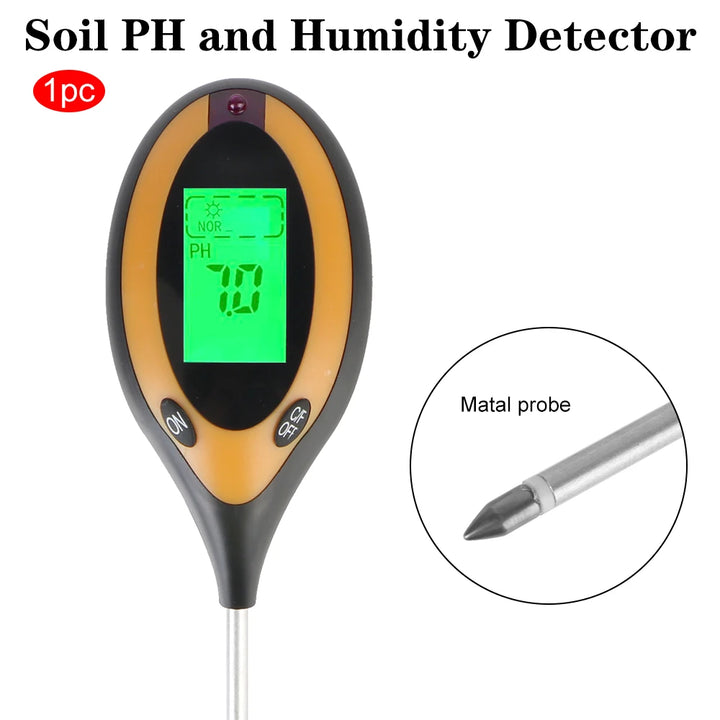 Gardening Household Soil High Precision Flower 1PC Detector Grass Fertility Meter Nutrient Water Tester PH and Humidity Tester