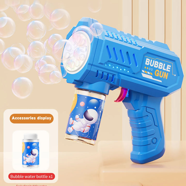 Fully automatic children's bubble machine luminous toy gift bubble gun bubble stick without battery without  bubble water