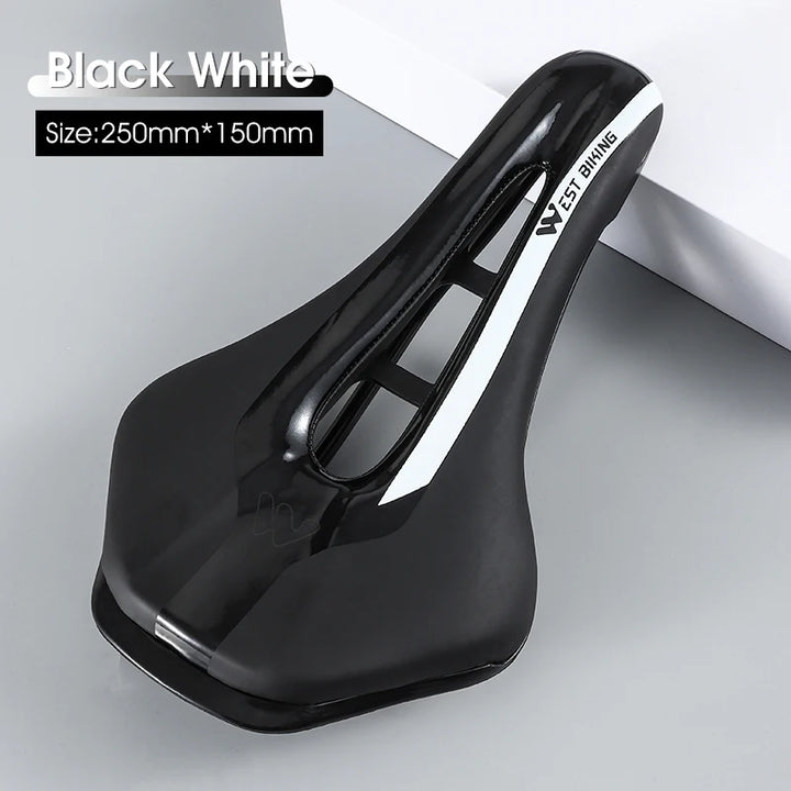 WEST BIKING Ultralight Road Bike Saddle Hollow Breathable Cycling Seat Comfortable Cushion Bicycle Racing Saddle MTB Riding Part