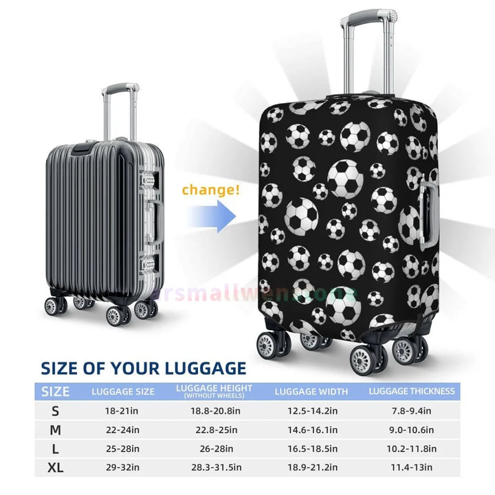 Football Luggage Cover Suitcase Protector Thicken Elasticity Dust Covered Anti-scratch Protective Case 18-32 Inch