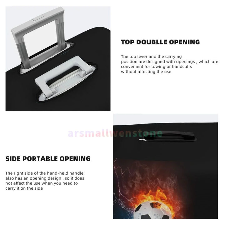 Football Luggage Cover Suitcase Protector Thicken Elasticity Dust Covered Anti-scratch Protective Case 18-32 Inch