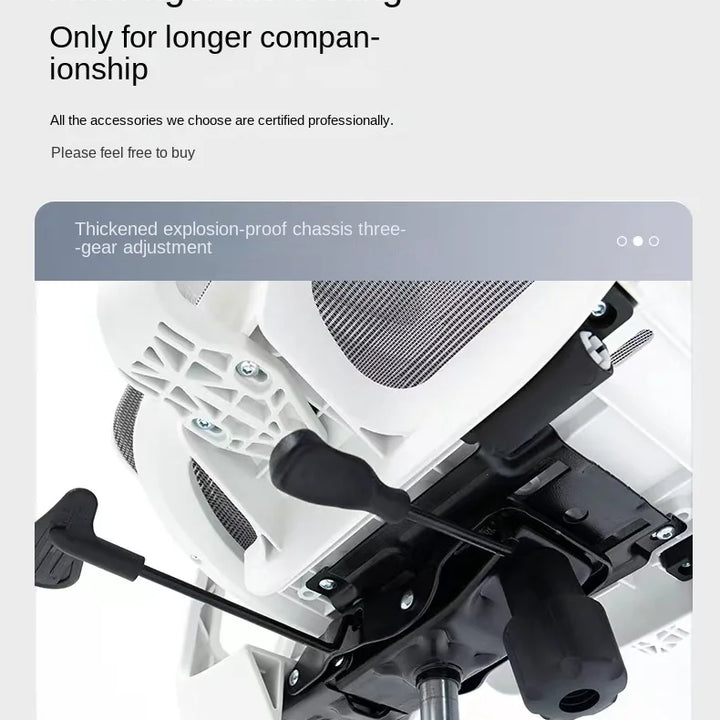 Ergonomic Office Chair with Adjustable Armrest, Lumbar Support, and Headrest – Perfect for Gaming and Desk Work