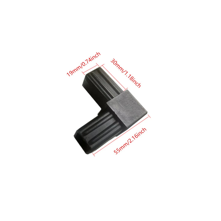 10PCS 20MM X-L-T Shape Square Pipe Fitting 20X20 Pipe Angle Code Six Way Channel Plastic Pipe Fitting Plastic Angle Code