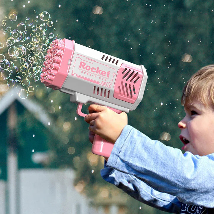 40 hole rocket launcher bubble machine outdoor blowing bubble toy [without battery and without bubble water]