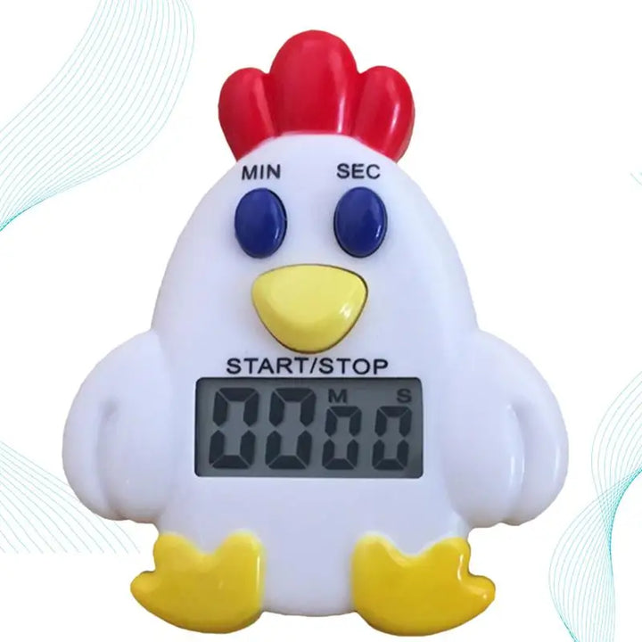 Chick Electronic Timer Chicken Egg Basket Kitchen Countdown Cooking Timers Baking Reminder Student Tech gadgets