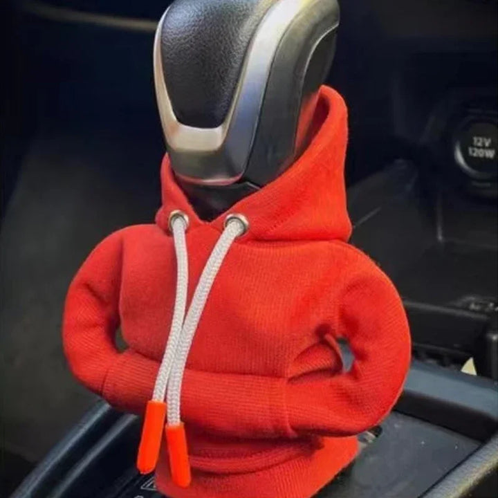 Winter Fashion Hoodie Car Gear Shift Knob Cover Manual Handle Gear Shift Decor Automatic Magical Christmas Interior Accessories