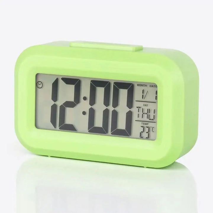 Portable Mini Digital Alarm Clock Snooze Mute Desktop Clock Calendar Backlight Electronic Alarm Clock For Student