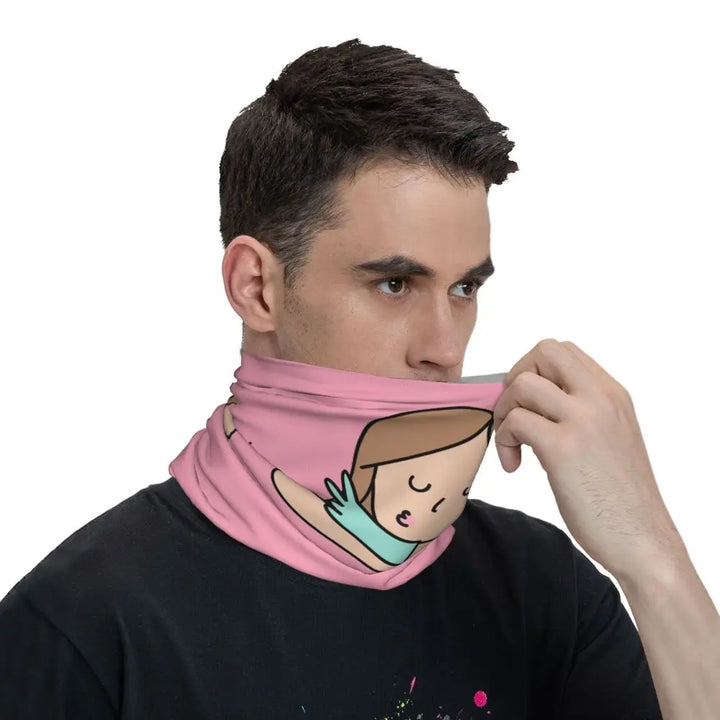Custom Nursing Pattern Nurse Bandana Neck Gaiter for Ski Cycling Women Men Wrap Scarf Health Care Headband Warmer
