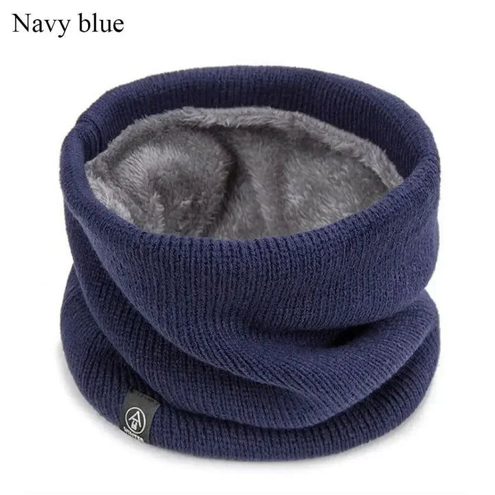 Fashion Soft Knitted Neck Warmer, Women/Men Sports Scarf with Face Cover for Winter Skating Running and Hiking
