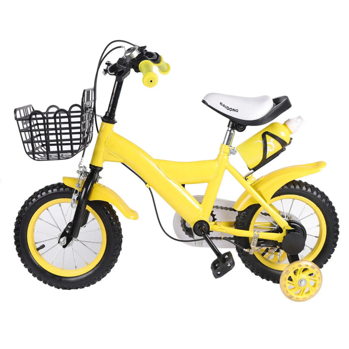 12 Inch Boys and Girls Children's Bicycle 2-11 Years Old Pedal Light Kids Bike Adolescent