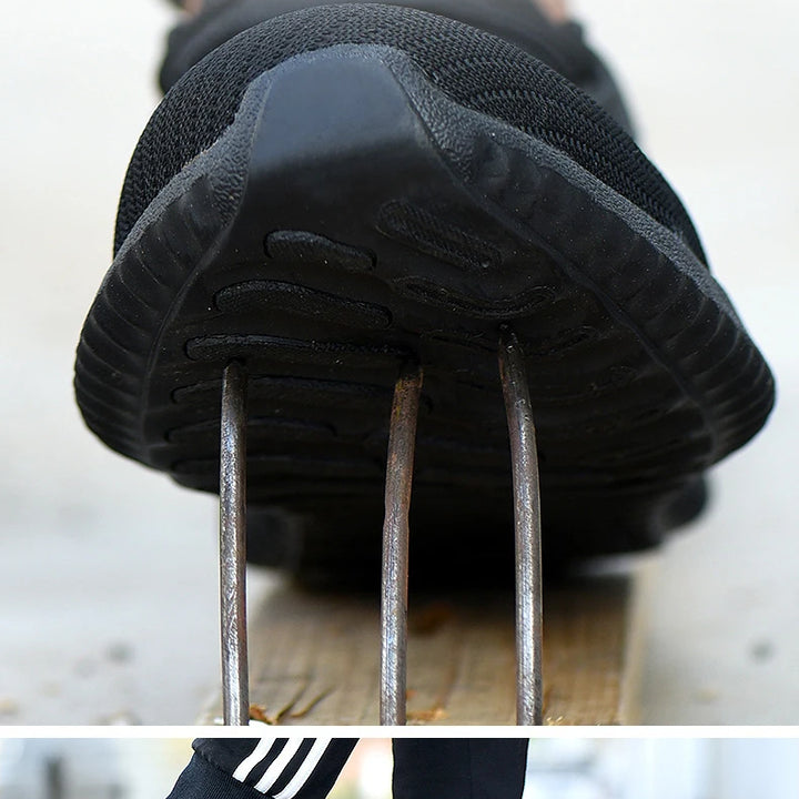 Work Sneakers Steel Toe Shoes Men Safety Shoes Puncture-Proof Work Shoes Boots Fashion Indestructible Footwear Security
