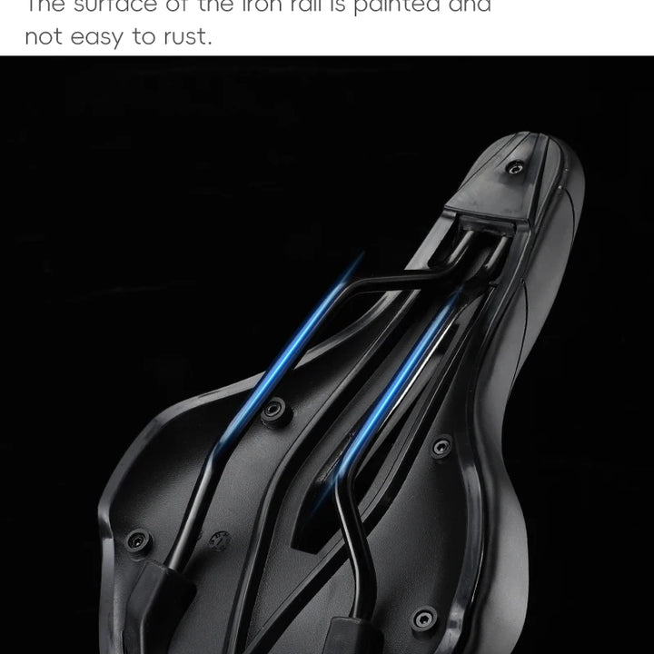 WEST BIKING Bicycle Saddle Comfortable Bike Seat Wear-resistant PU Leather Hollow Road Bicycle Parts Cycling Saddle Bike Cushion