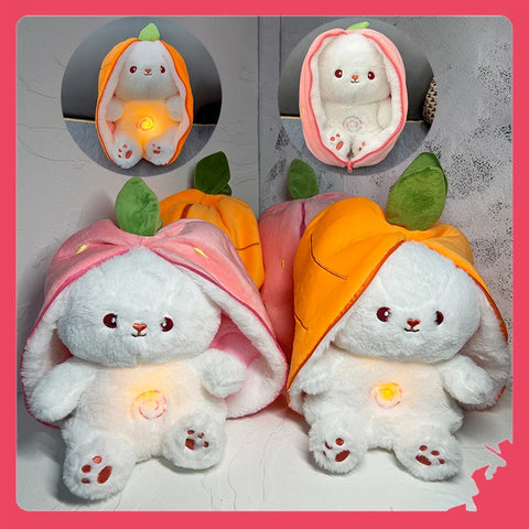 New Hot Sales Plush Rabbit Baby Plush Doll Musical Rabbit Kawaii Soothes Baby Music Light Sleep Plush Toy Kid Gift